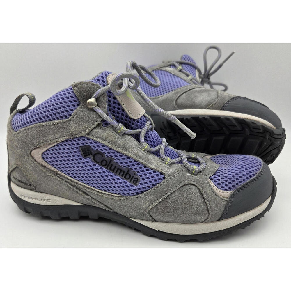 Columbia Size 5 Women's Techlite Blue Hiking/Trail Shoes Waterproof - Fast Ship